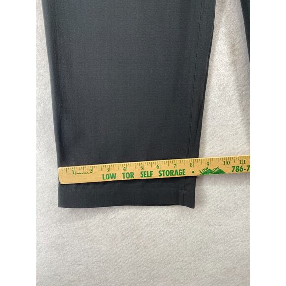 EILEEN FISHER Pants PP Petite Silk Georgette Crepe Pull On Side Zip Gray - Picture 10 of 11